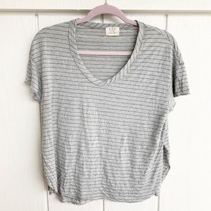 Urban Outfitters Project Social T Grey V-Neck Tee